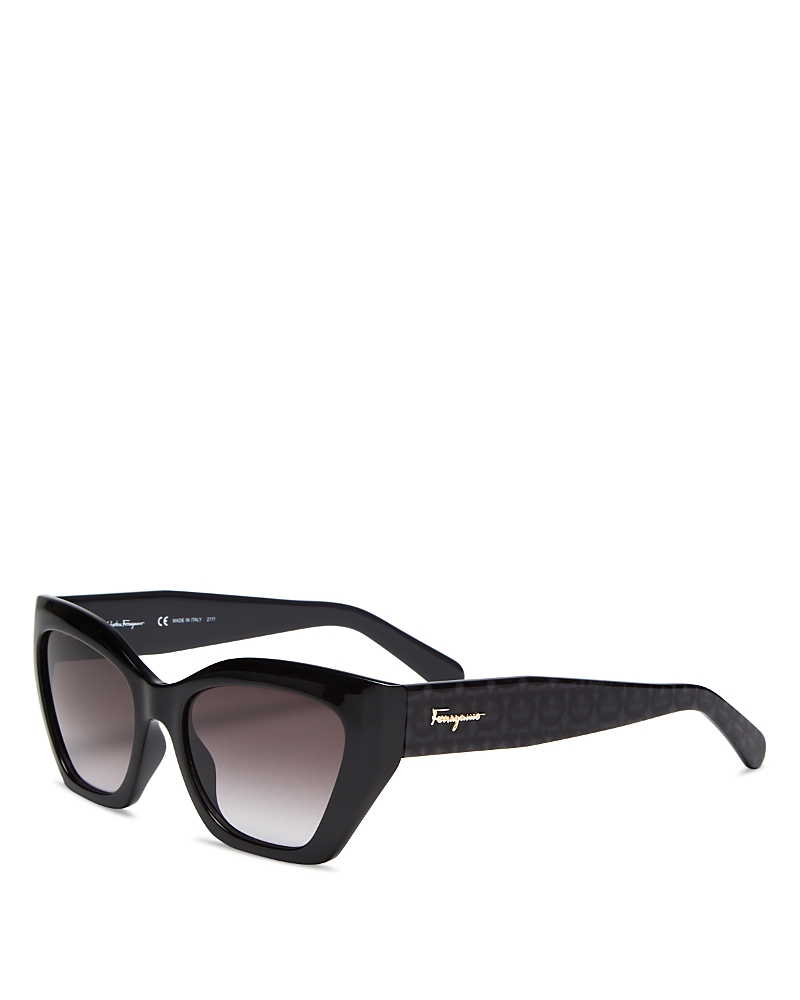 Salvatore Ferragamo Cat Eye Sunglasses, 54mm