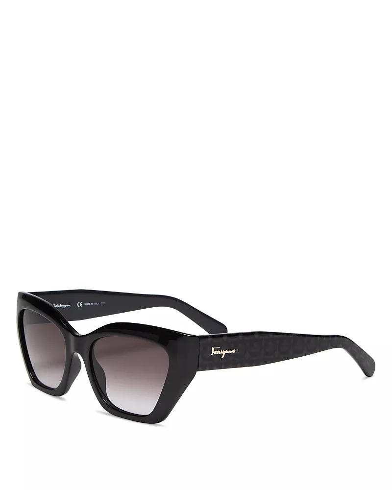 Salvatore Ferragamo Cat Eye Sunglasses, 54mm