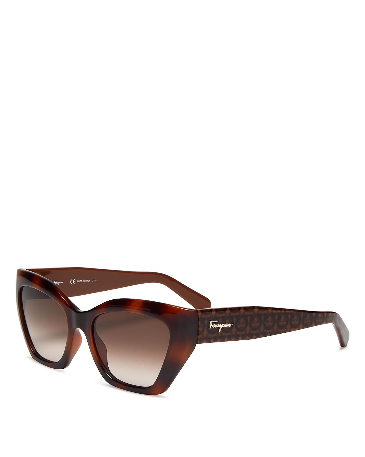 Salvatore Ferragamo Cat Eye Sunglasses, 54mm