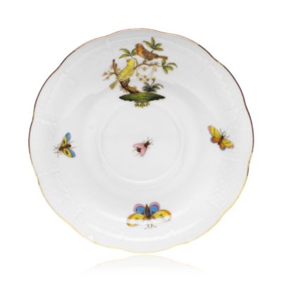 Herend Rothschild Bird Tea Saucer