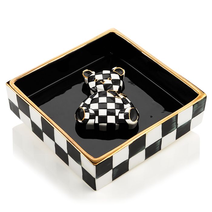 Mackenzie Childs Courtly Bear Cocktail Napkin Holder 150th