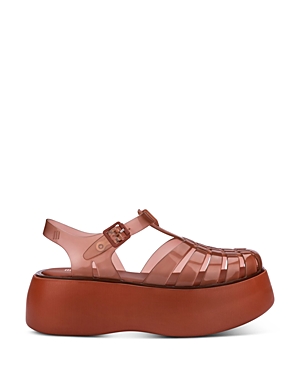 Melissa Women's Poss Water Resistant Platform Sandals In Brown