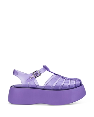 Shop Melissa Women's Poss Water Resistant Platform Sandals In Lilac