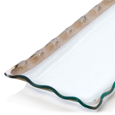 Ruffle Rectangular Dish, 17.5" x 6.5"
