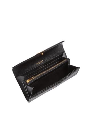 SAINT LAURENT Cassandre Matelassé Large Flap Wallet