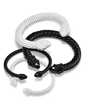 David Yurman - David Yurman Renaissance Aluminum Cable Bracelets, Set of 2 - 150th Anniversary Exclusive