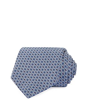 Zegna - Linked Squares Silk Classic Tie