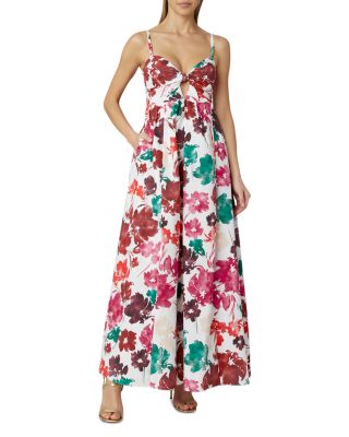 chinese dress ladies Wilder Pleated Floral Maxi Dress main image 0