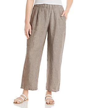 Eileen Fisher - Straight Leg Organic Linen Pants