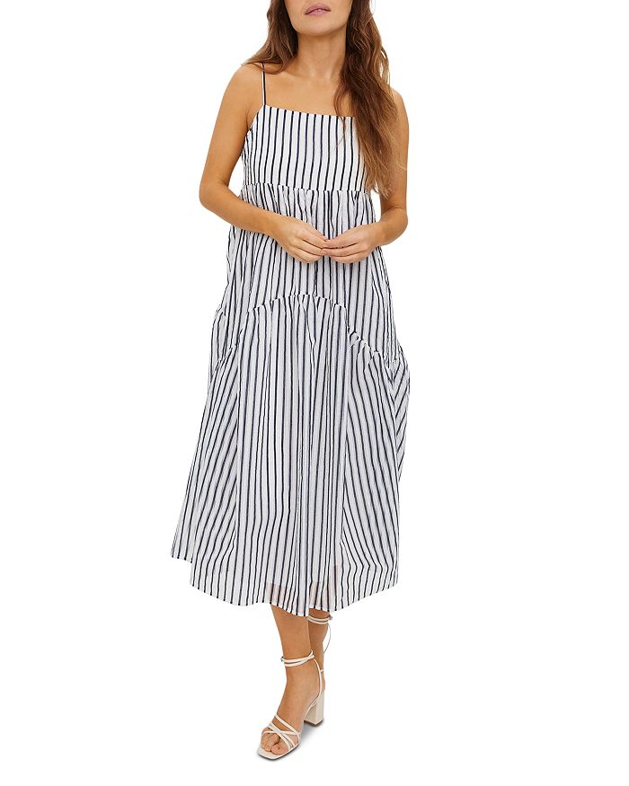 Vero Moda Ophelia Striped Midi Dress | Bloomingdale's