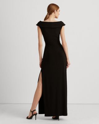 V-Neck Column Gown