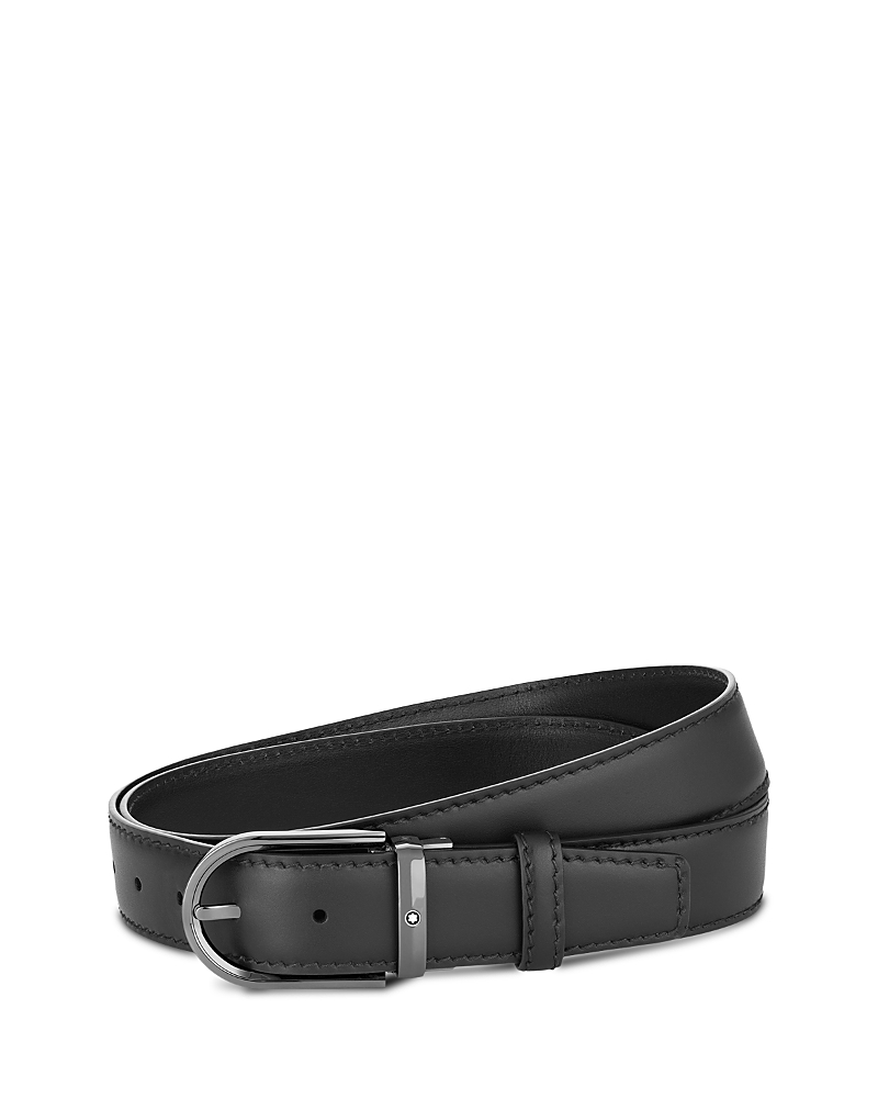 Montblanc Men's Horseshoe Leather Belt