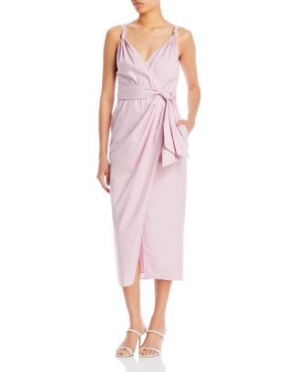 Rebecca Taylor Cotton Poplin Sleeveless Wrap Dress | Bloomingdale's