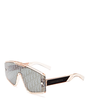 Dior Xtrem Mu 72c Shield Sunglasses In Pink/gray Mirror