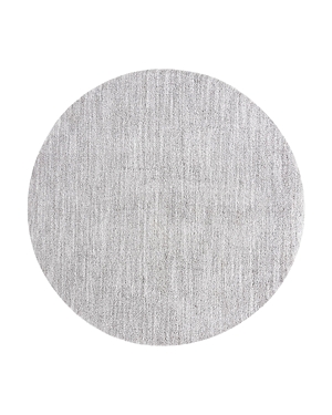 Jill Zarin Shaggy Chic Round Area Rug, 3'3 X 3'3 In Silver