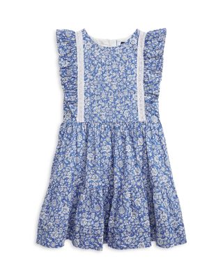 Ralph Lauren - Girls' Floral Cotton Batiste Dress - Little Kid
