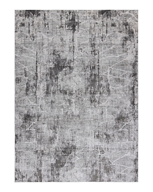 Kenneth Mink Alloy All342 Area Rug, 4' X 6' In Silver