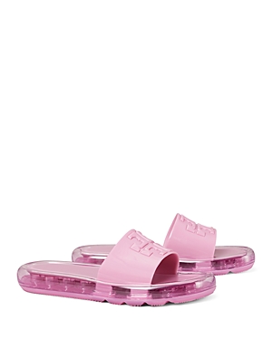 Tory Burch Bubble Jelly Slide Sandal In Cipria