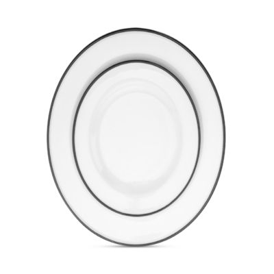 Bistro Black Band 16 Piece Porcelain Dinnerware Set 