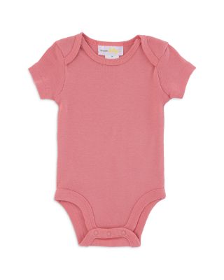 Girls' Solid Cotton Bodysuit, 5 Pack - Baby