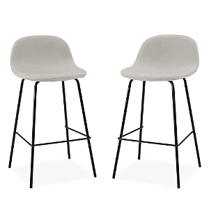 Sparrow & Wren Riley Counter Stool, Set Of 2 In Oatmeal
