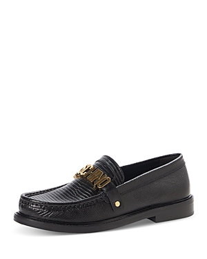 Moschino Women's Moc Toe Loafer Flats In Black