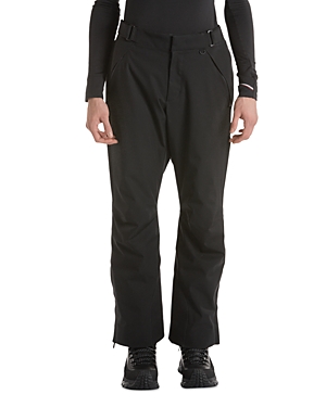 Shop Moncler Loose Fit Trousers In Black