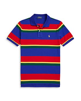 Ralph Lauren - Boys' Striped Cotton Mesh Polo Shirt 