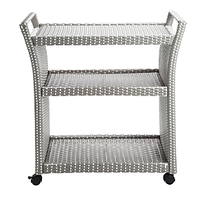 Furniture Of America Phelps Outdoor Bar Cart In Gray