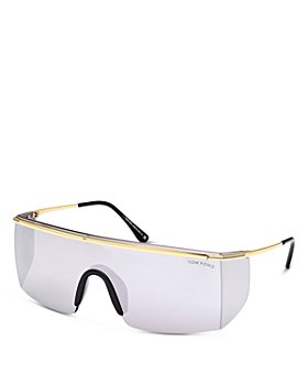 Tom Ford -  Pavlos Geometric Shield Sunglasses