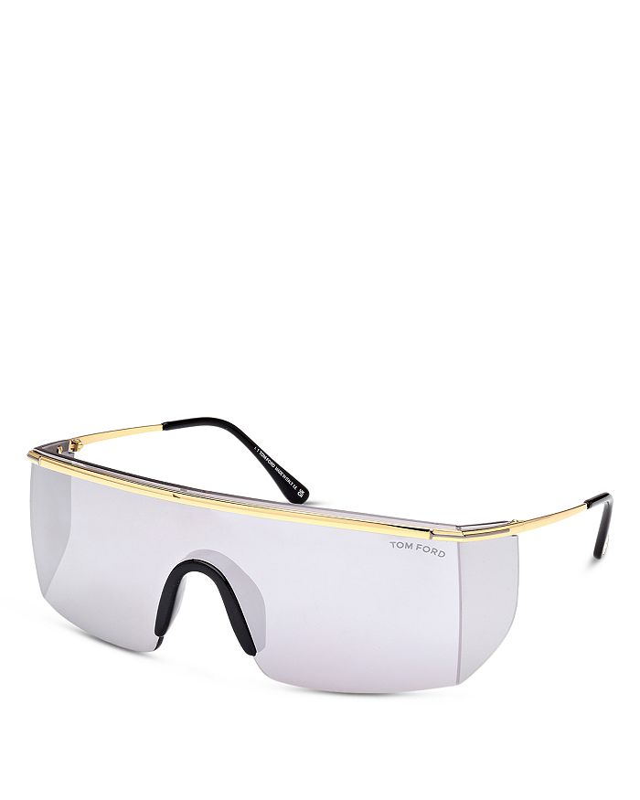 Tom Ford - Pavlos Geometric Shield Sunglasses