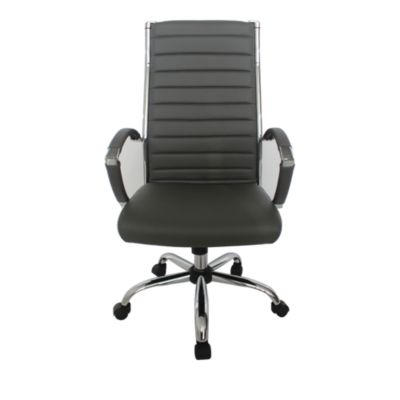 Furniture of America - Tioga Gray High Back Height Adjustable Office Chair