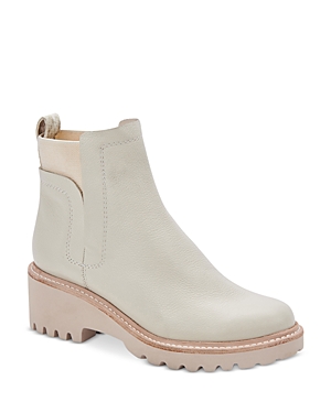 Shop Dolce Vita Women's Huey H20 Booties In Off White Leather