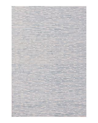 Hans Brushstroke Striped Area Rug, 93" x 117"