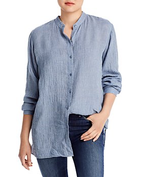 Eileen Fisher - X Linen Button Front Shirt