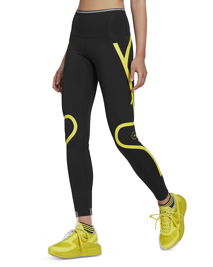 Women's Clothing - adidas by Stella McCartney TruePace Running Short  Leggings - Black