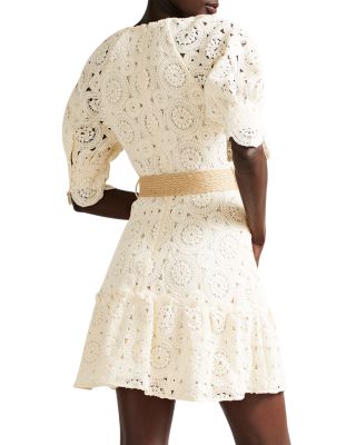 ted baker white and gold dress