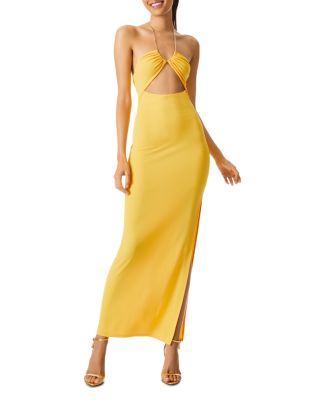 Alice and Olivia Alice+Olivia Sariya Chain Halter Dress | Bloomingdale's  Women