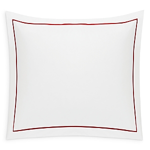 Matouk Bergamo Euro Sham In Red