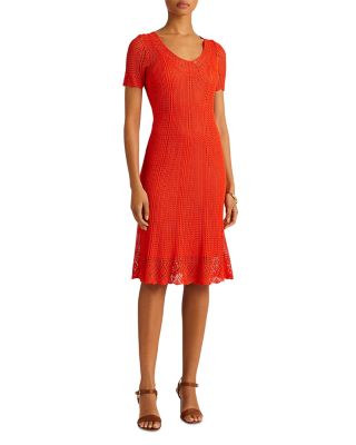 Ralph Lauren Pointelle Knit Dress 