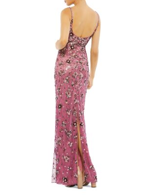 Floral Beaded Gown