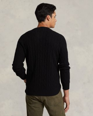 Cashmere Cable Knit Crewneck Sweater