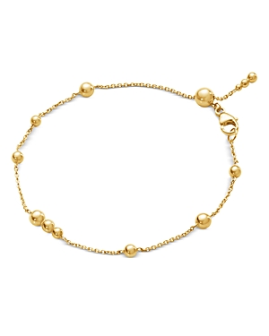 Georg Jensen 18K Yellow Gold Moonlight Grapes Polished Ball Link Bracelet