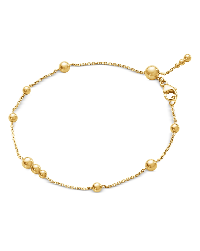 Georg Jensen 18k Yellow Gold Moonlight Grapes Polished Ball Link Bracelet In Gold