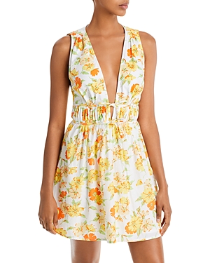 FAITHFULL THE BRAND FAITHFULL THE BRAND KORITA FLORAL PRINT MINI DRESS