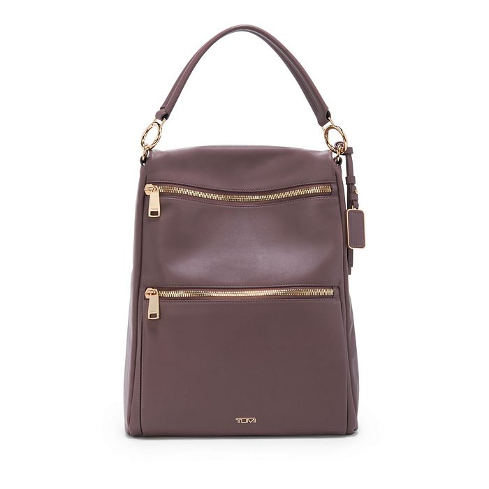 Tumi Voyageur Liv Leather Backpack Tote Bloomingdale's