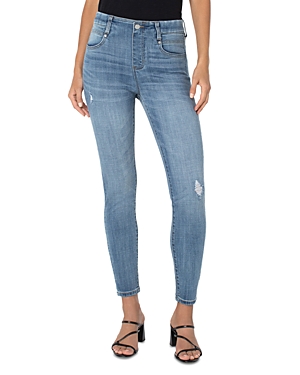 Liverpool Los Angeles Gia Glider High Rise Ankle Skinny Jeans In Atmore