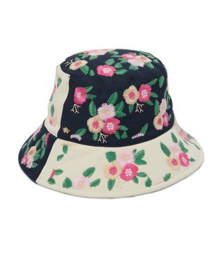 Lele Sadoughi Floral Embroidered Bucket Hat Lele Sadoughi Women main image 3