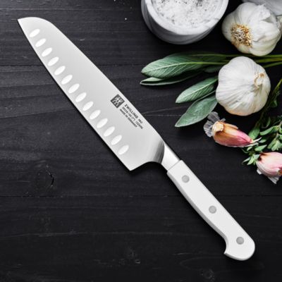 Pro Le Blanc 7" Slim Hollow Edge Santoku Knife