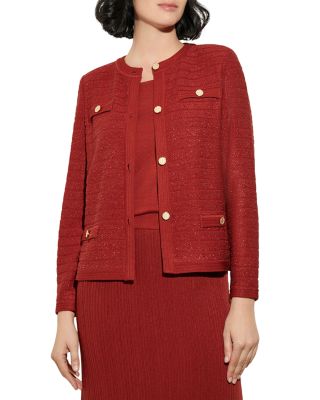 Misook - Rib Knit Jacket